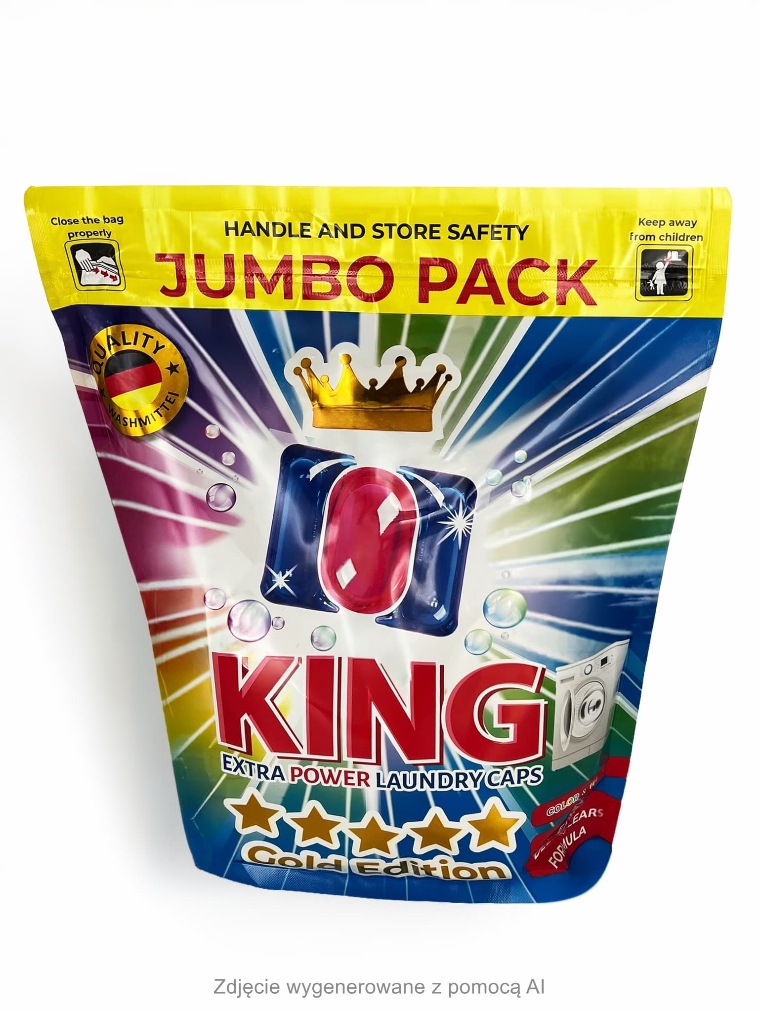King Kapsułki do prania 3in1 Gold Edition